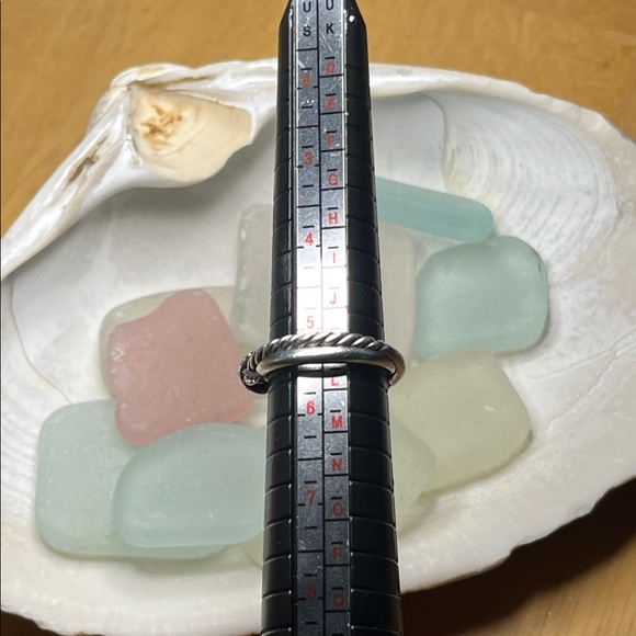 David Yurman Petite X with Pave Diamonds - Picture 8 of 8